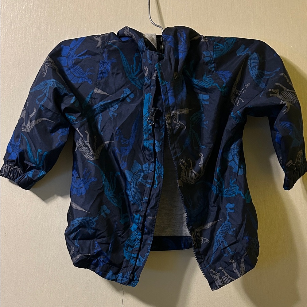GAP Kids Blue and Gray Raincoat